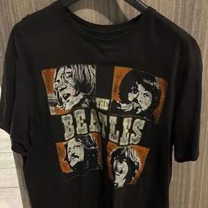 The Beatles , t shirt , black  XL,